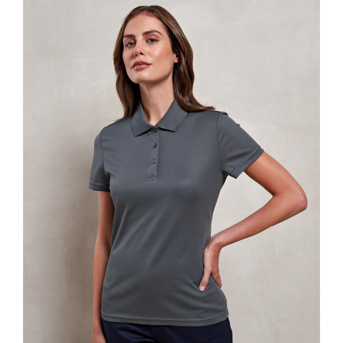Premier Ladies Spun Dyed Recycled Polo Shirt Thumbnail