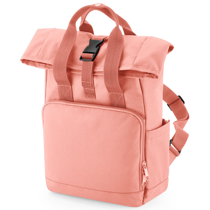 BagBase Recycled Mini Twin Handle Roll-Top Backpack Thumbnail