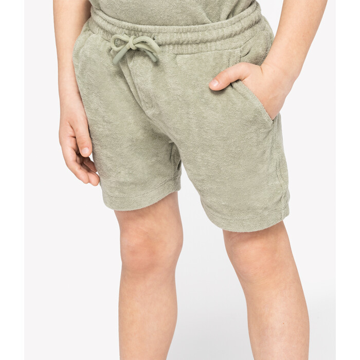 Native Spirit Kids Drawcord Terry Towel Shorts Thumbnail