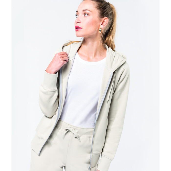 Kariban Ladies Eco Friendly Full Zip Hoodie Thumbnail