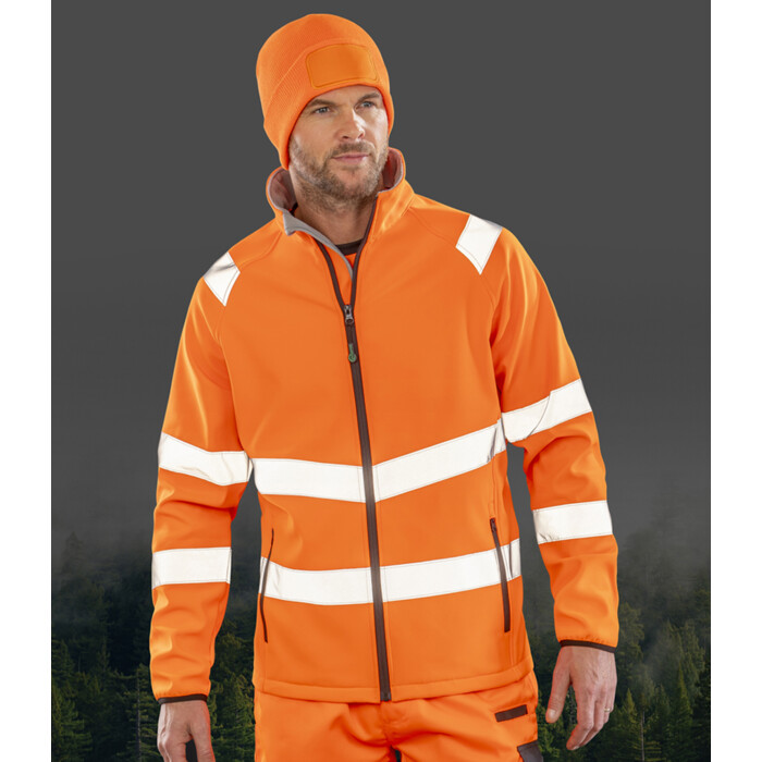 Result Recycled Printable Safety Soft Shell Jacket Thumbnail