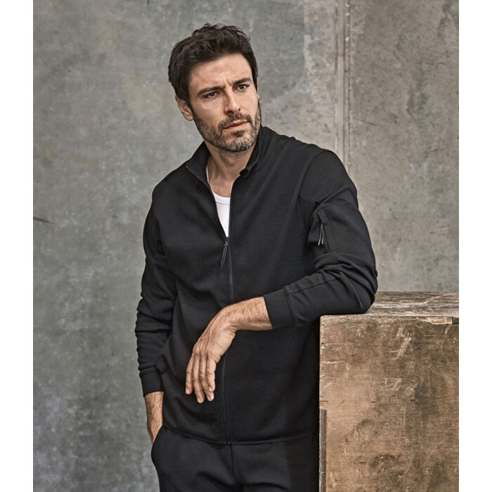 Tee Jays Athletic Full Zip Sweat Cardigan Thumbnail