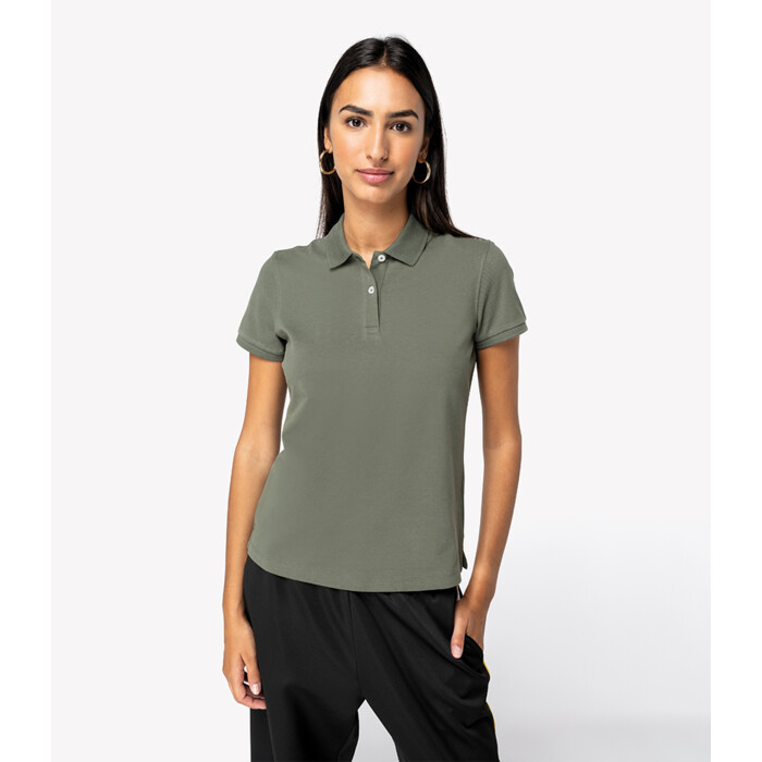 Native Spirit Ladies Piqué Polo Shirt Thumbnail