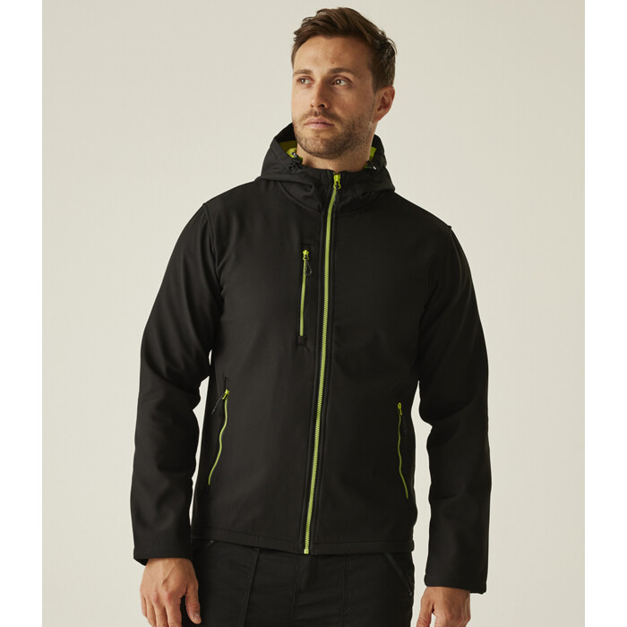 Regatta Navigate Two Layer Hooded Soft Shell Jacket Thumbnail