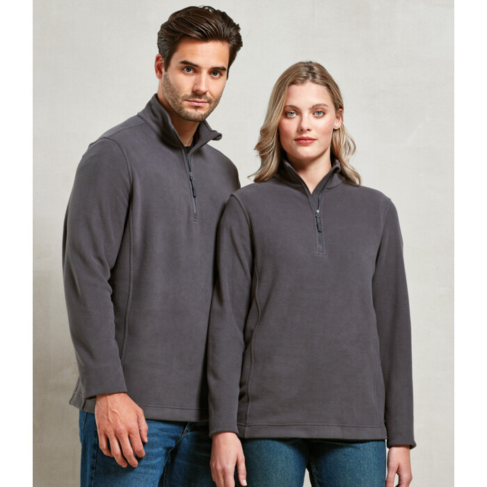 Premier Unisex Recyclight® 1/4 Zip Fleece Thumbnail