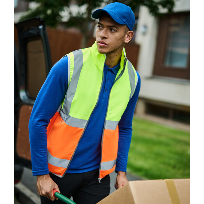Regatta High Visibility Pro Full Zip Gilet Thumbnail