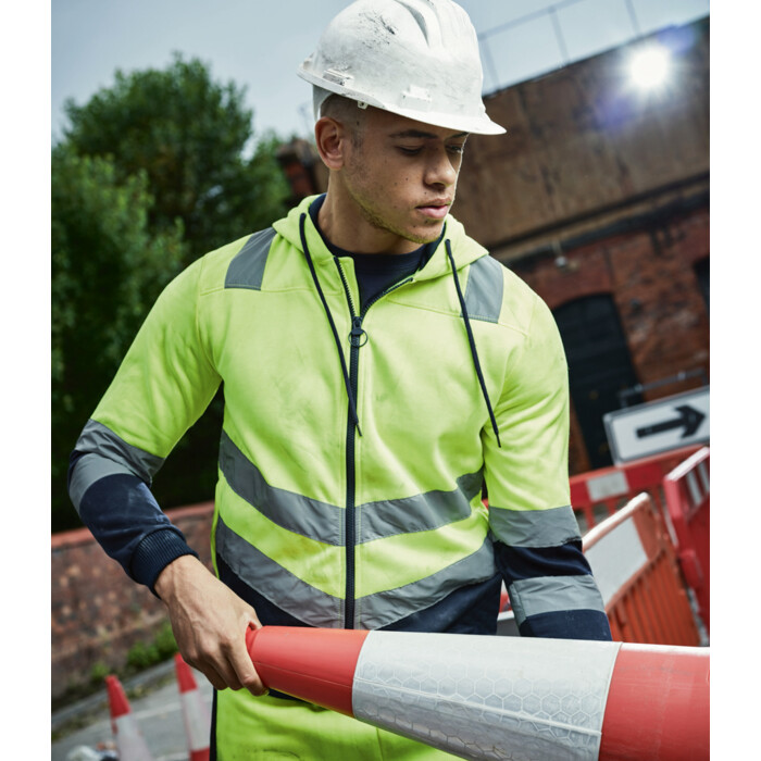 Regatta High Visibility Pro Full Zip Hoodie Thumbnail