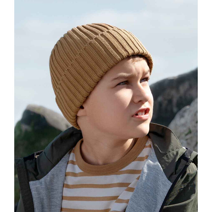 Beechfield Kids Organic Cotton Beanie Thumbnail