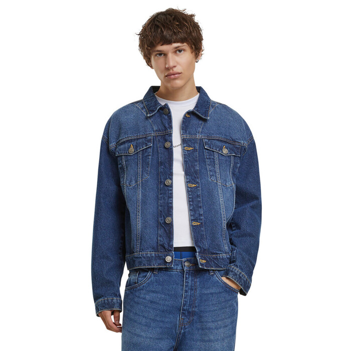 Heavy ounce boxy denim jacket Thumbnail