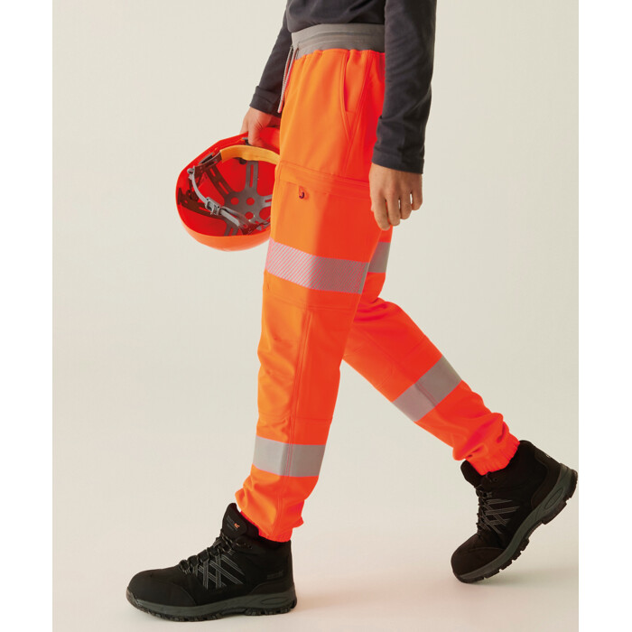 Regatta High Visibility Prolite Stretch Jog Pants Thumbnail