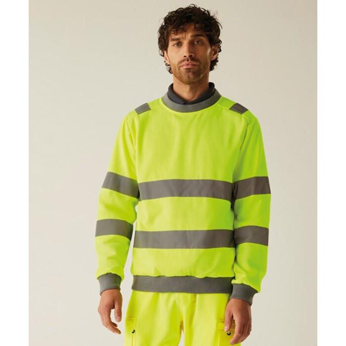 Regatta High Visibility Pro Contract Crew Neck Sweatshirt Thumbnail