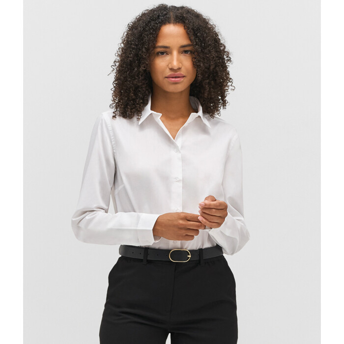 SOL'S Ladies Bailey Long Sleeve Poplin Shirt Thumbnail