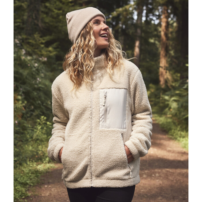 Ravine Unisex Full Zip Borg Fleece Jacket Thumbnail