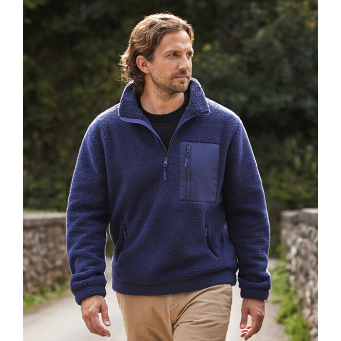Ravine Unisex 1/4 Zip Borg Fleece Thumbnail