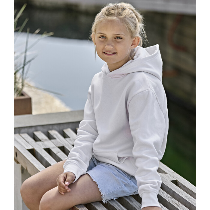 Tee Jays Kids Unlabeled Hooded Sweatshirt Thumbnail