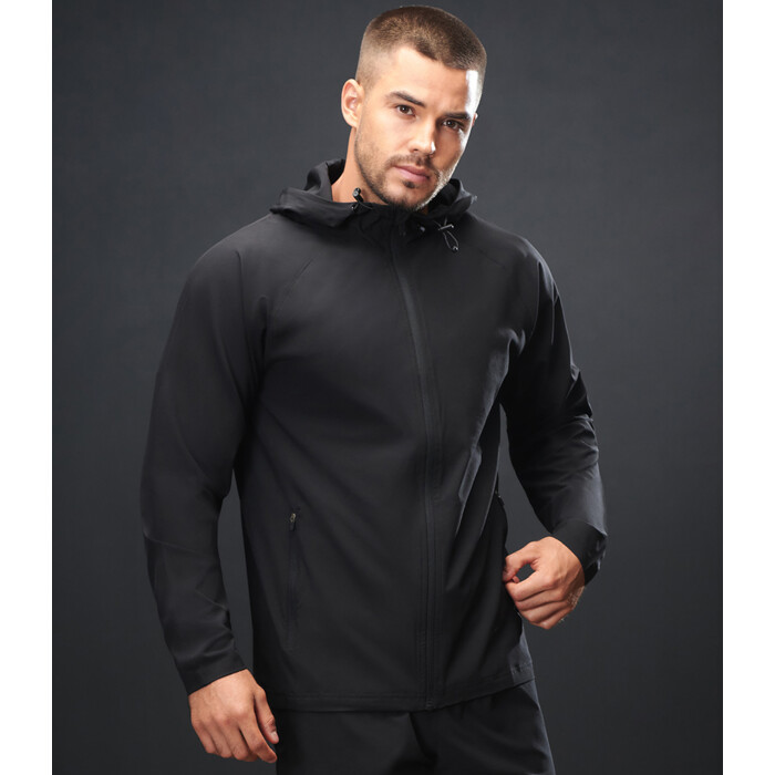 Tombo Unisex Technical Zip Through Hoodie Thumbnail