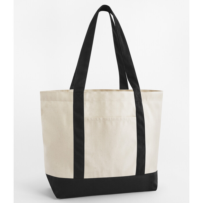Westford Mill EarthAware® Organic Varsity Shopper Thumbnail
