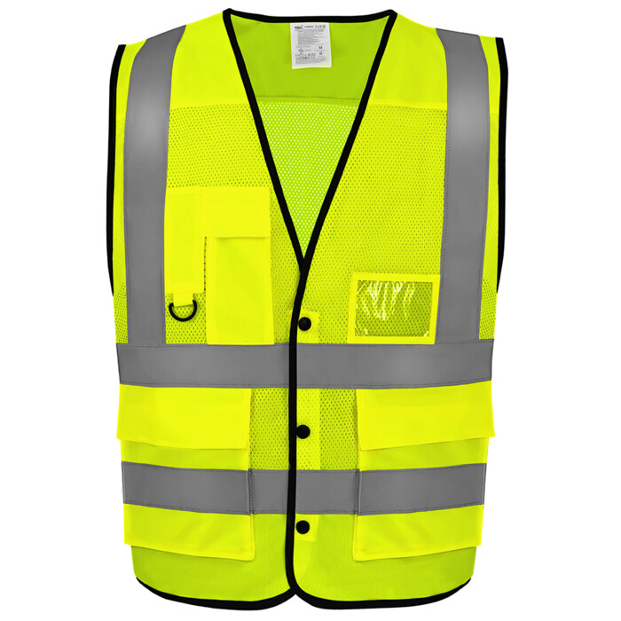 Yoko Superior Eco Mesh Button Waistcoat Thumbnail