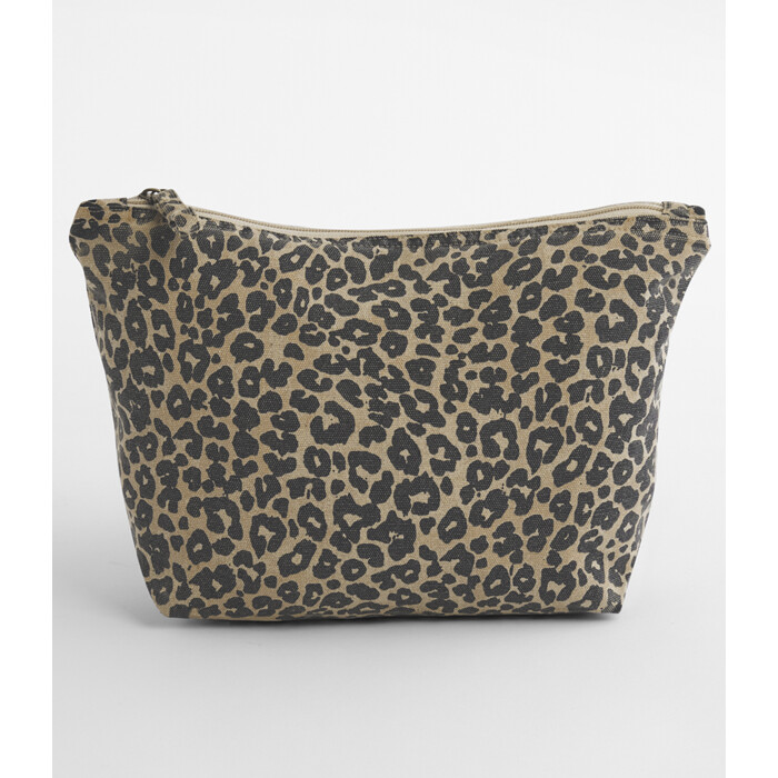 Westford Mill Leopard Print Canvas Accessory Bag Thumbnail