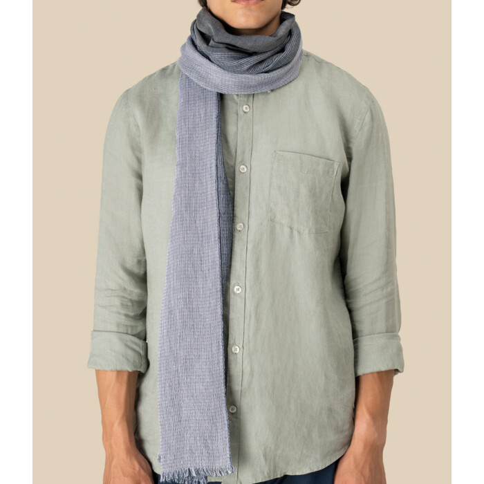 Spasso Graphite Ink Striped Scarf Thumbnail