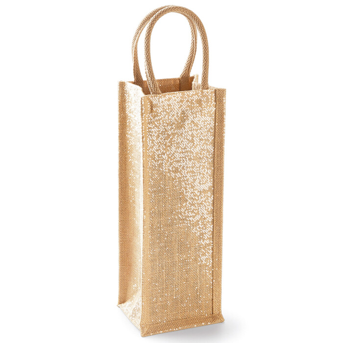 Westford Mill Shimmer Jute Bottle Bag Thumbnail