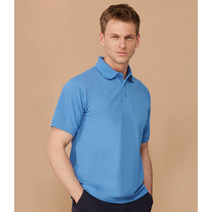 Henbury Heavy Poly/Cotton Piqué Polo Shirt Thumbnail