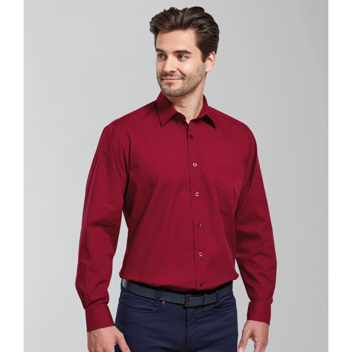 Premier Long Sleeve Poplin Shirt Thumbnail