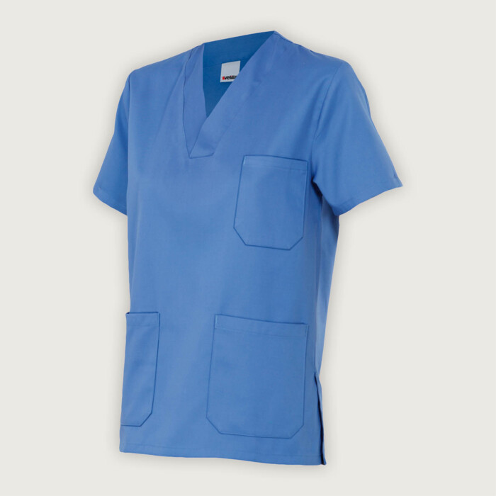 Sky Blue Scrub Top Thumbnail