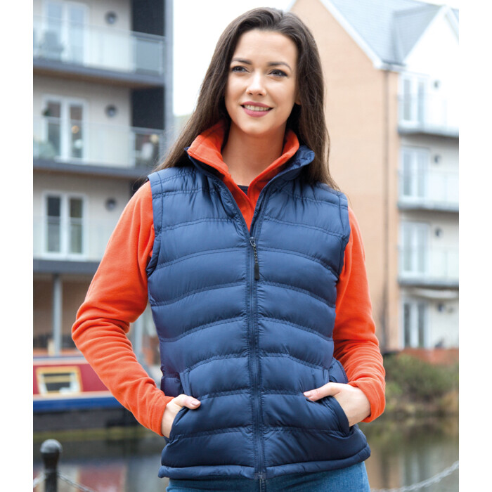 Result Urban Ladies Ice Bird Padded Gilet with Optional Personalisation (Embroidery) Thumbnail