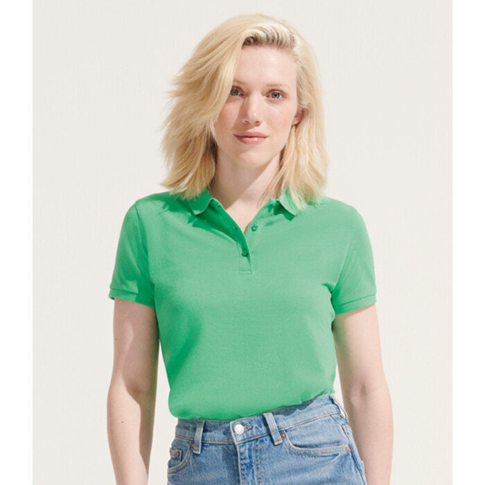 SOL'S Ladies Planet Organic Piqué Polo Shirt Thumbnail