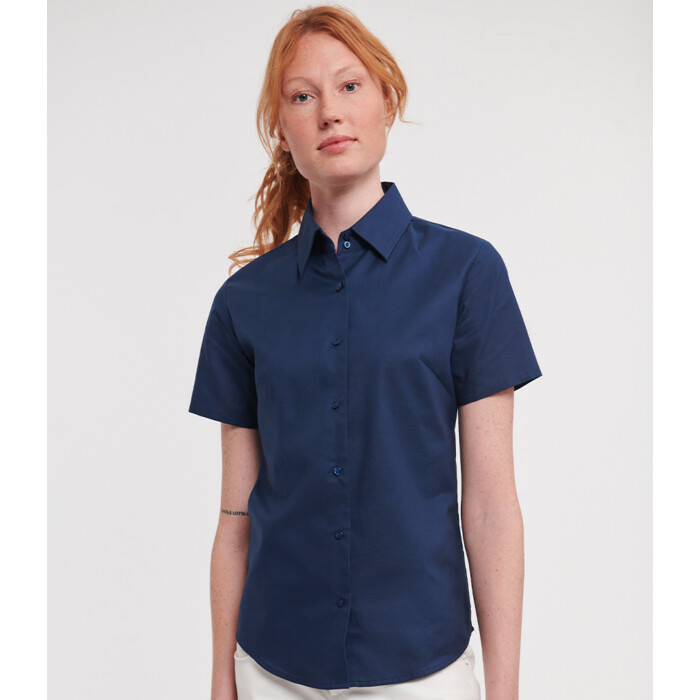 Russell Lds S/S Oxford Shirt Thumbnail