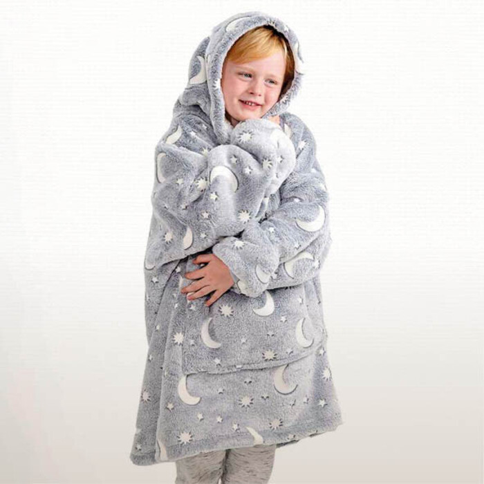 Kids Oversized Hooded Blanket Thumbnail