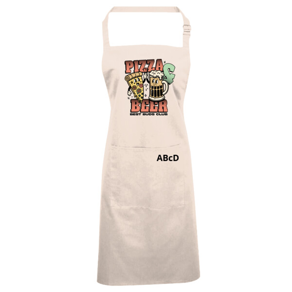 Pizza & Beer (Best Buds) Personalised Apron Thumbnail
