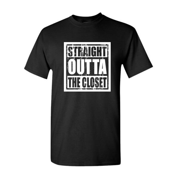 Straight Outta the Closet T-Shirt Thumbnail