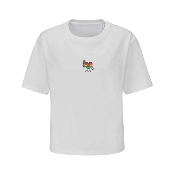 Ladies Heavy Cropped T-Shirt Thumbnail